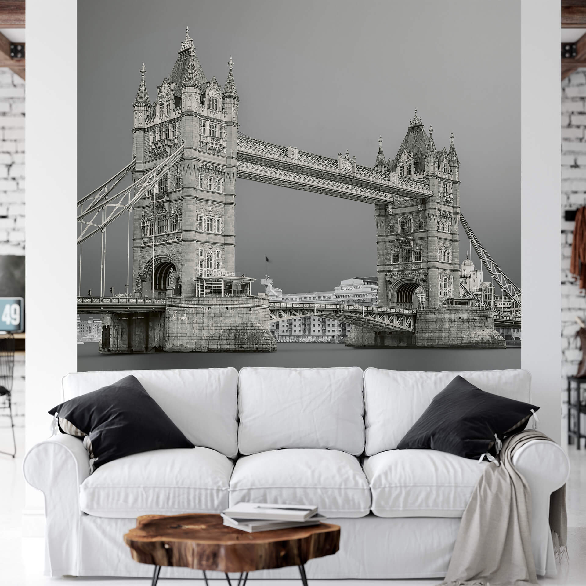 FOTOTAPETE TOWER BRIDGE LONDON HOCH für WOHNZIMMER by AS CREATION