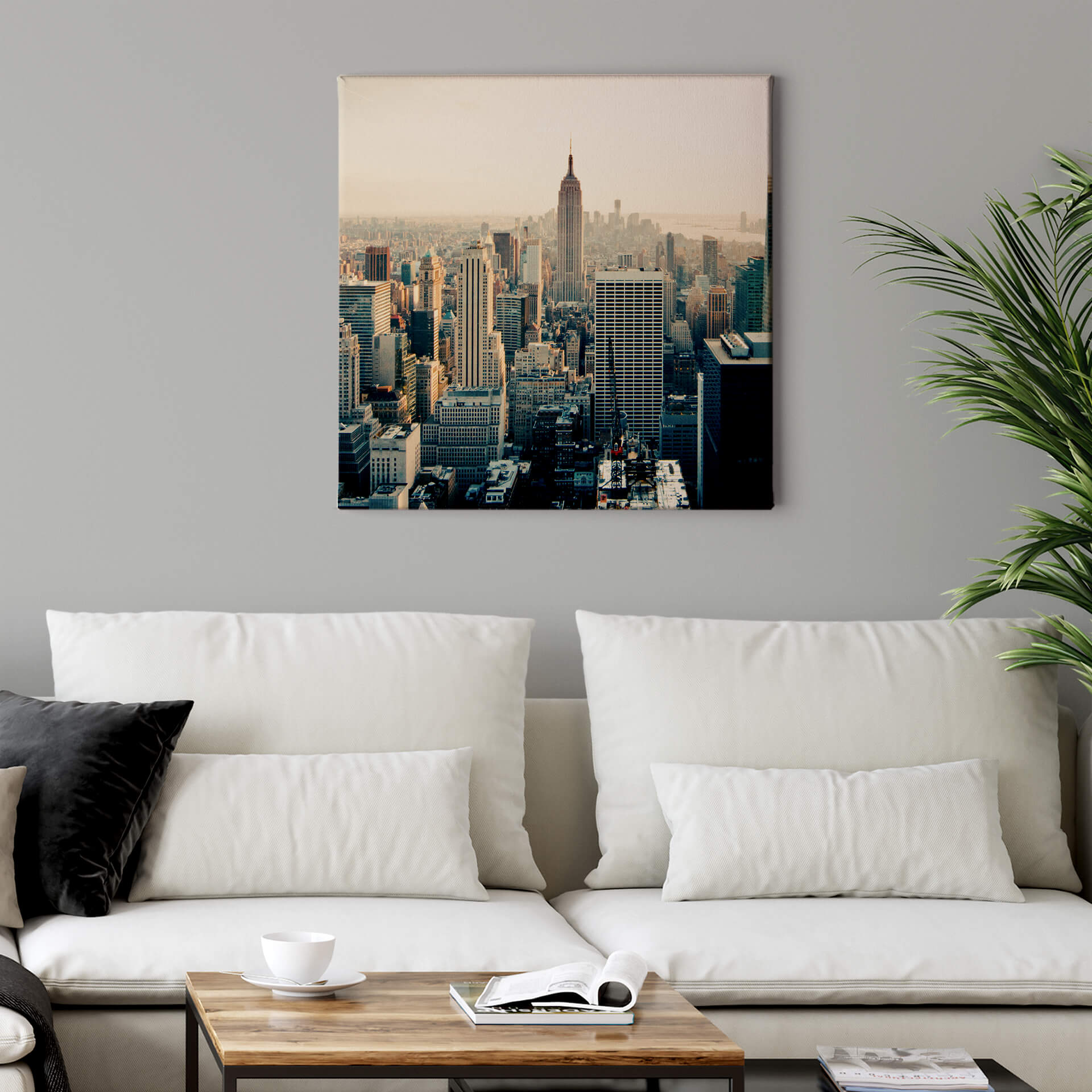 LEINWAND Skyline New York 50 x 50 cm