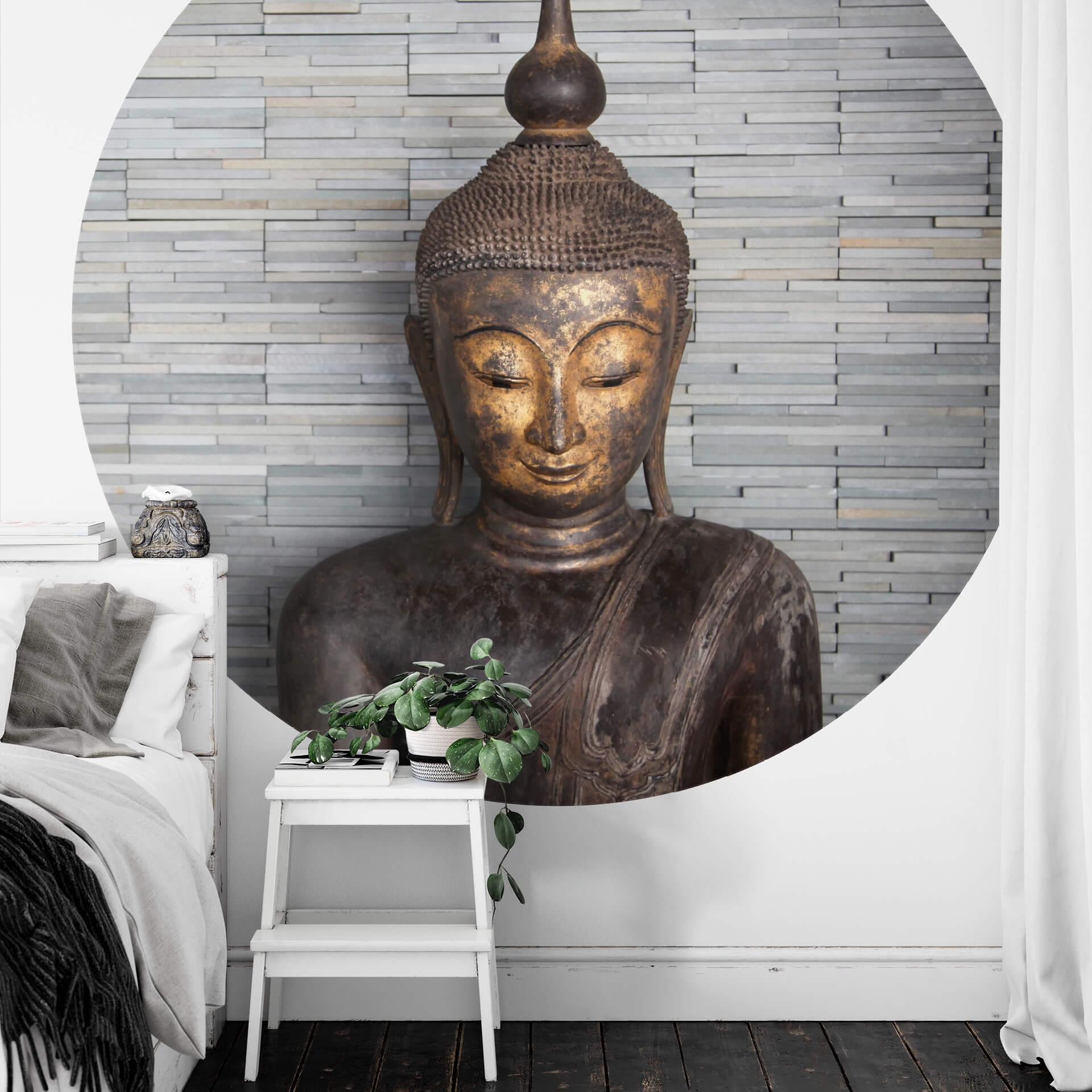 Fototapete Thailand Buddha 1,4 x 1,4 m